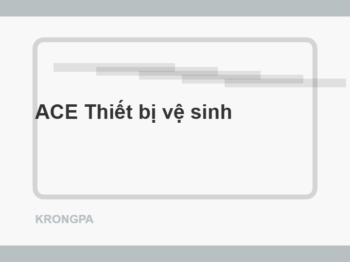 Cây thông bồn cầu cao su cán gỗ ACE 53,5 cm