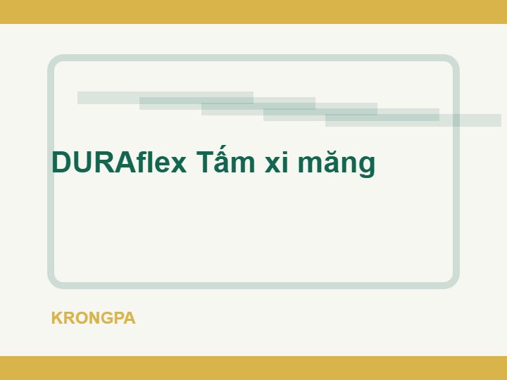 Tấm xi măng DURAflex 2X 1220 × 2440 × 22 mm