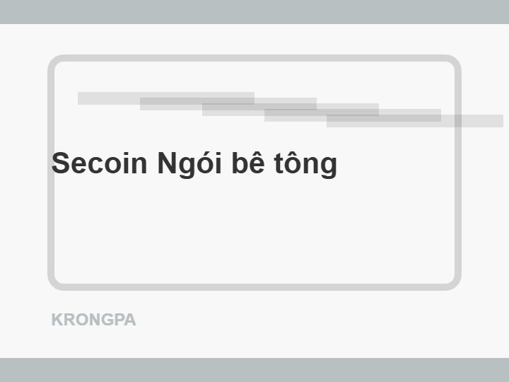 Ngói bò cạnh phẳng Secoin hai màu