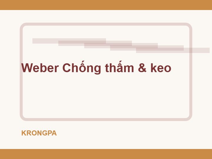Keo chà ron hồ bơi và phòng xông hơi webercolor HR 18,5 kg