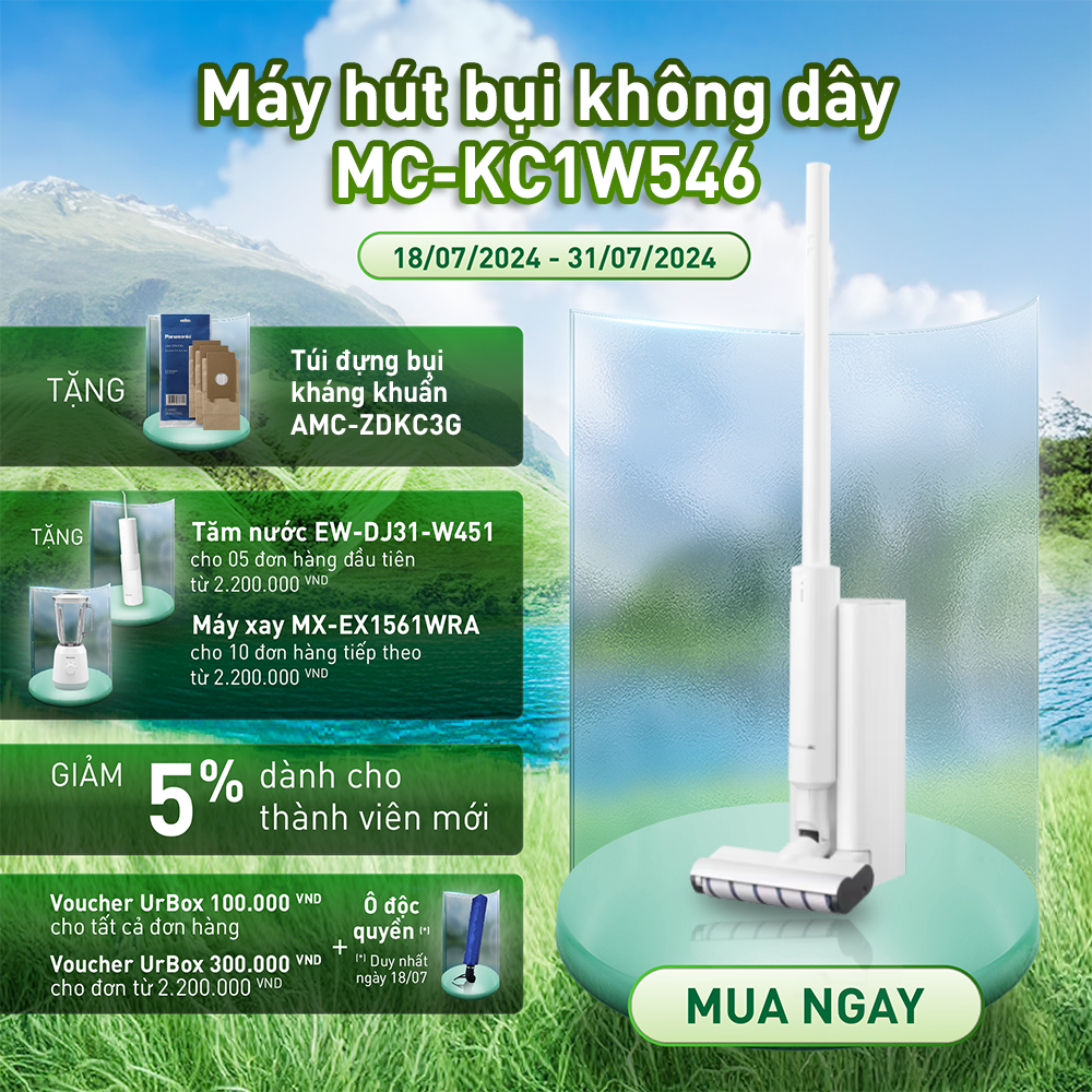 May hut bui khong day Panasonic MC-KC1W546 - MC-KC1W546 - Panasonic